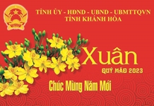 Thư chúc mừng năm mới 2023 - xuân Quý Mão của Tỉnh ủy - HĐND - UBND - UBMTTQ Việt Nam tỉnh Khánh Hòa