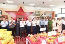 Phó Thủ tướng Chính phủ Nguyễn Hòa Bình và Trần Hồng Hà dâng hương tại Khu lưu niệm Chiến thắng Vườn Gòn - Đá Bàn