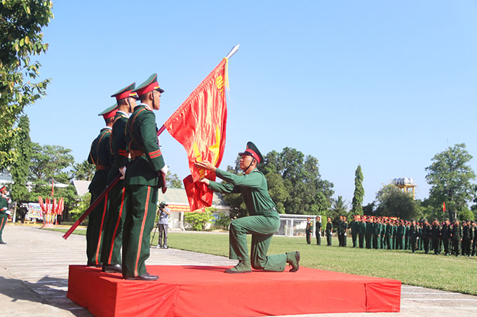 Lễ tuyên thệ chiến sĩ mới năm 2022