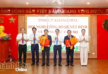 Ban Thường vụ Tỉnh ủy Khánh Hòa công bố các quyết định về công tác cán bộ