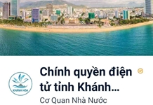 Giới thiệu trang zalo Chính quyền điện tử tỉnh Khánh Hòa