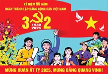 95 mùa xuân Đảng cùng Nhân dân xây lầu thắng lợi