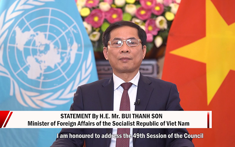 “Tôn trọng lẫn nhau, đối thoại và hợp tác, bảo đảm quyền con người”