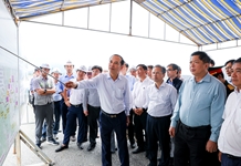Bộ trưởng Bộ Xây dựng Trần Hồng Minh kiểm tra tiến độ thực hiện Dự án thành phần 1 đường bộ cao tốc Khánh Hòa - Buôn Ma Thuột
