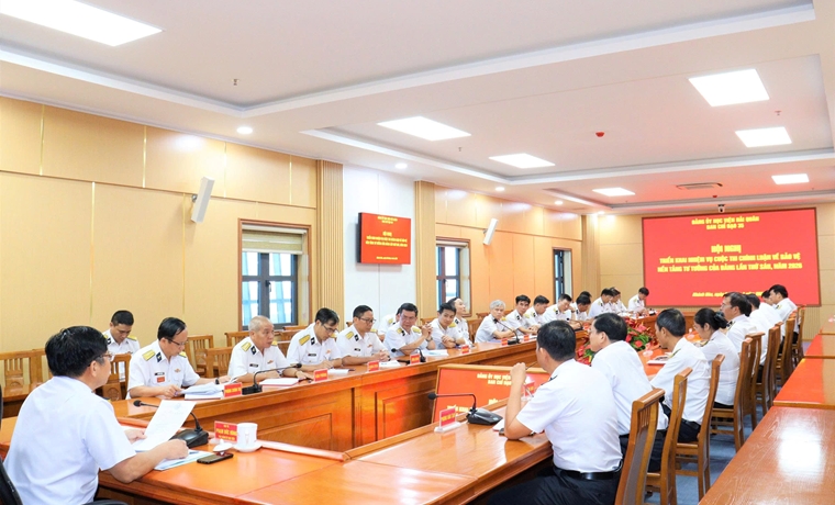 Học viện Hải quân triển khai nhiệm vụ Cuộc thi chính luận về bảo vệ nền tảng tư tưởng của Đảng