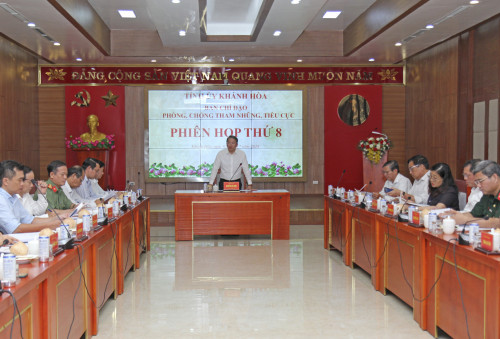 Phiên họp thứ 8 Ban Chỉ đạo Phòng, chống tham nhũng, tiêu cực tỉnh