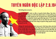 Tuyên ngôn độc lập: Sự kế thừa, phát triển những giá trị tư tưởng tiến bộ của thời đại
