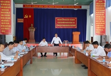 Chủ tịch UBND tỉnh Nguyễn Tấn Tuân làm việc với xã Ninh Tây và Ninh Phước