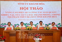 Khánh Hòa: Chỉ đạo đổi mới công tác tiếp công dân và giải quyết khiếu nại, tố cáo