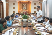 Thường trực Tỉnh ủy Khánh Hòa: Giao ban quý II với các huyện, thị, thành ủy và 2 đảng ủy khối