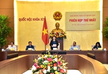 Chủ tịch Quốc hội Nguyễn Thị Kim Ngân chủ trì Phiên họp thứ nhất Hội đồng Bầu cử Quốc gia