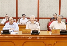 Ngày 5-7, tại Trụ sở Trung ương Đảng, đồng chí Tổng Bí thư, Chủ tịch nước Nguyễn Phú Trọng đã chủ trì họp Bộ Chính trị định kỳ.