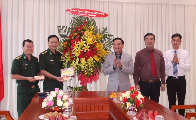 Bí thư Tỉnh ủy Khánh Hòa Nguyễn Khắc Định thăm các đơn vị Bộ đội Biên phòng