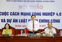 Hội thảo cuộc cách mạng công nghiệp 4.0 và dự án Luật Hành chính công
