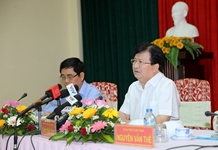 Theo dõi sát tình hình, tăng liên kết để ứng phó với hạn, mặn