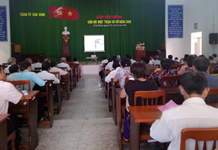 Trung tâm bồi dưỡng chính trị thành phố Cam Ranh: 130 học viên tham dự lớp Bồi dưỡng cán bộ Mặt trận cơ sở năm 2018