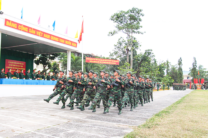 Xây dựng lực lượng vũ trang tỉnh vững mạnh toàn diện
