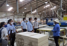 Kiểm tra công tác phòng, chống dịch Covid-19 tại bệnh viện dã chiến và khu công nghiệp
