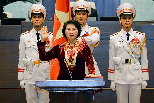 Chủ tịch Quốc hội Nguyễn Thị Kim Ngân tuyên thệ nhậm chức 