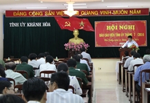 Hội nghị Báo cáo viên Tỉnh ủy tháng 7/2016