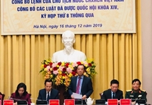 Công bố Lệnh của Chủ tịch nước về 11 Luật mới