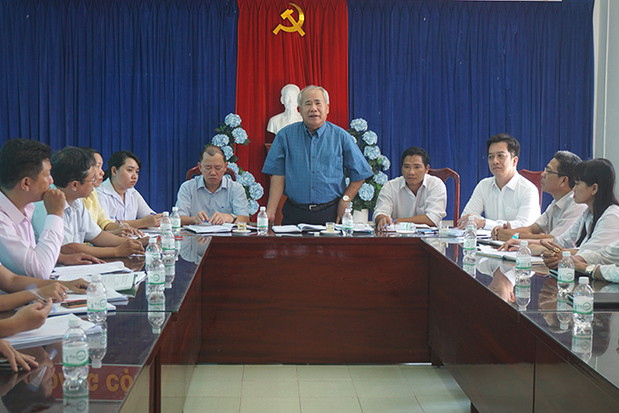 Lãnh đạo tỉnh làm việc tại các địa phương