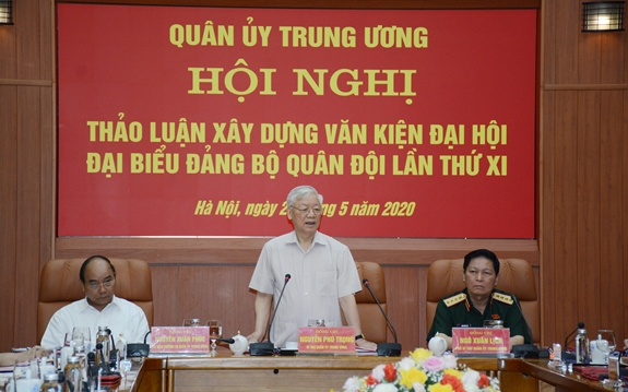 Quân ủy Trung ương cho ý kiến về dự thảo văn kiện Đại hội đại biểu Đảng bộ Quân đội lần thứ XI