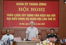 Quân ủy Trung ương cho ý kiến về dự thảo văn kiện Đại hội đại biểu Đảng bộ Quân đội lần thứ XI