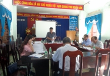 Hội đồng thẩm định họp góp ý bản thảo lịch sử cách mạng thị trấn Khánh Vĩnh giai đoạn 1945-2010