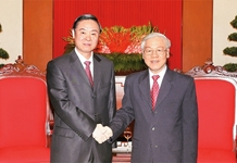 Tổng Bí thư Nguyễn Phú Trọng tiếp Đoàn đại biểu Đảng Cộng sản Trung Quốc