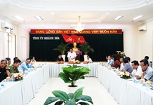 Họp Tiểu ban Nội dung Đại hội Đảng bộ tỉnh lần thứ XVIII