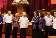 Tổng Bí thư Nguyễn Phú Trọng dự Hội nghị toàn quốc về thực hiện Quy chế dân chủ ở cơ sở