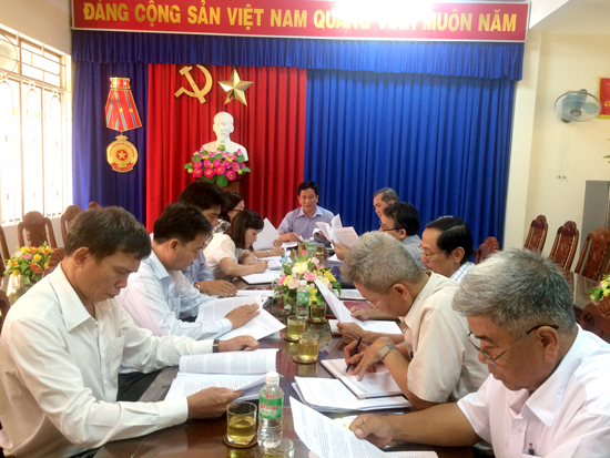 Họp Đoàn Kiểm tra 405 