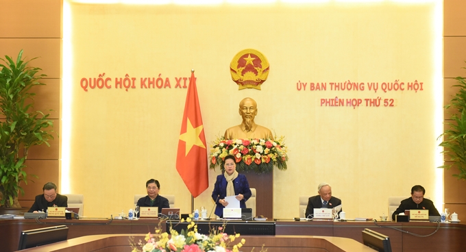 Khai mạc Phiên họp thứ 52 của Ủy ban Thường vụ Quốc hội