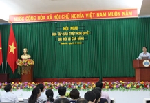 Đảng ủy Trường Đại học Nha Trang tổ chức Hội nghị Học tập, quán triệt Nghị quyết Đại hội Đại biểu toàn quốc lần thứ XII của Đảng cho cán bộ, chủ chốt