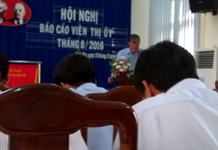 Ninh Hòa: Tổ chức Hội nghị Báo cáo viên định kỳ tháng 8/2016