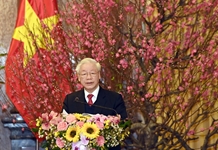 Tổng Bí thư, Chủ tịch nước Nguyễn Phú Trọng chúc Tết các đồng chí lãnh đạo, nguyên lãnh đạo Đảng, Nhà nước