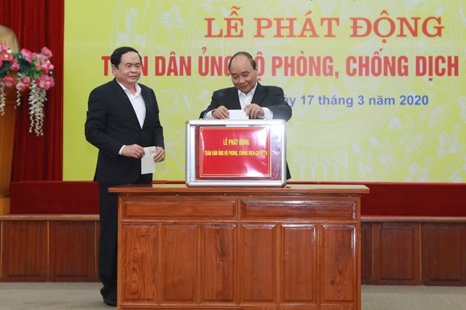 Phát động toàn dân ủng hộ phòng, chống dịch Covid-19