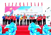 70 thanh niên tham gia đoàn Hành trình tuổi trẻ vì biển đảo quê hương
