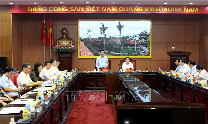 Đoàn kiểm tra của Bộ Chính trị làm việc tại tỉnh Thái Bình