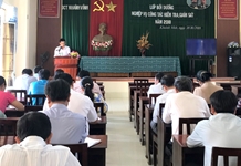 Khánh Vĩnh: 57 học viên được bồi dưỡng nghiệp vụ công tác kiểm tra, giám sát năm 2018