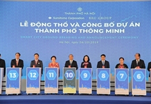 Thủ tướng Nguyễn Xuân Phúc dự lễ động thổ dự án Thành phố thông minh tại Hà Nội