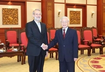 Tổng Bí thư Nguyễn Phú Trọng tiếp Chủ tịch Quốc hội I-ran