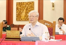 Bộ Chính trị làm việc với Ban Thường vụ Đảng ủy Công an Trung ương