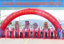 Khánh thành Cụm công nghiệp Sông Cầu và động thổ công trình tổng kho