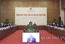 CHẤT VẤN VÀ TRẢ LỜI CHẤT VẤN TẠI PHIÊN HỌP THỨ 22 ỦY BAN THƯỜNG VỤ QUỐC HỘI