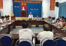 Lãnh đạo tỉnh Khánh Hòa làm việc với các địa phương