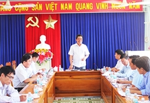 Lãnh đạo tỉnh Khánh Hòa làm việc tại các địa phương