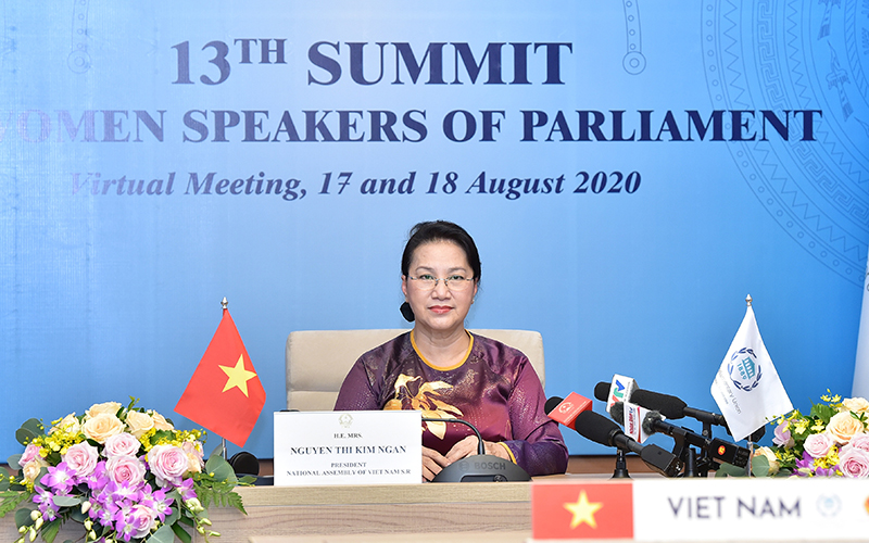 Chủ tịch Quốc hội Nguyễn Thị Kim Ngân dự Hội nghị thượng đỉnh các nữ Chủ tịch Quốc hội thế giới lần thứ 13