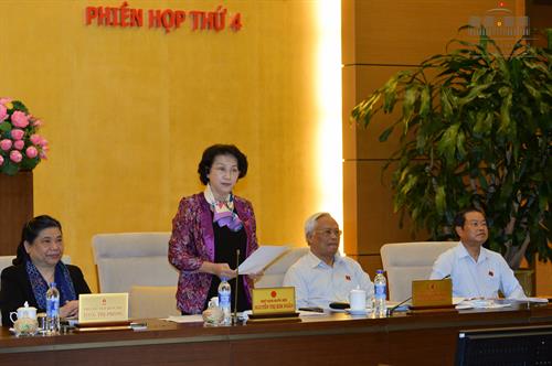 Khai mạc phiên họp thứ 5 của UBTVQH